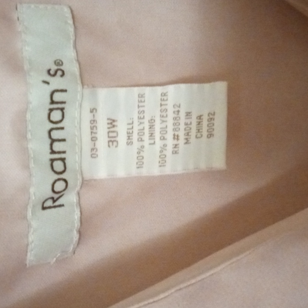 *CLEARANCE Special Occasion Cocktail Dusty Rose Pink Chiffon Dress Plus 30W - Picture 7 of 9
